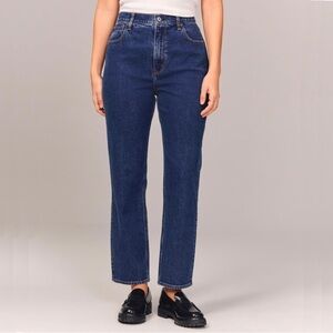 COPY - Abercrombie & Fitch Curve Love The Ankle Straight Ultra High Rise Jean 2…